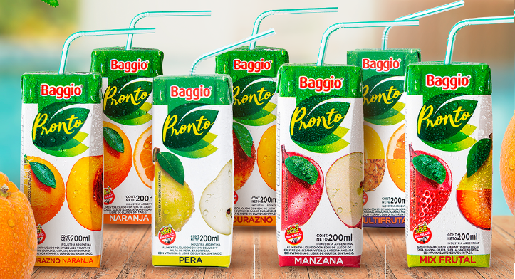 imagen jugos baggio distintos sabores