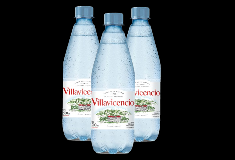 imagen de agua con gas villavicencio botella pequeña
