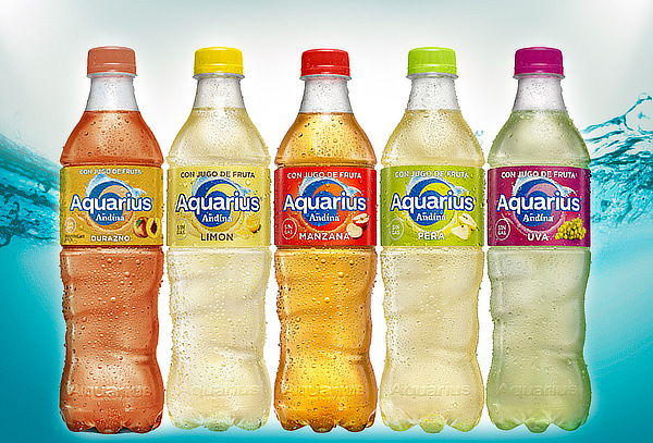 imagen de aquarius botella pequeña